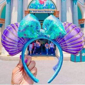 Disney Mermaid Ariel Purple and Blue Headband
